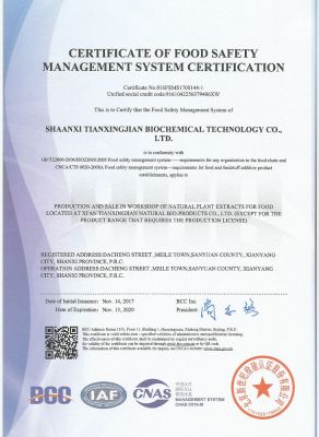 Food safety management system